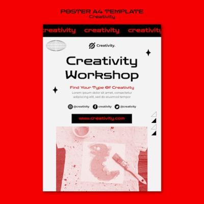 Creativity Workshop Poster Template – Free Download