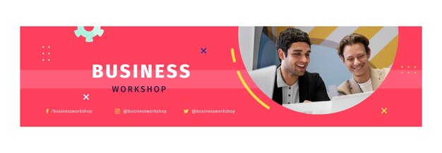 Flat Design Business Workshop Template – Free Download