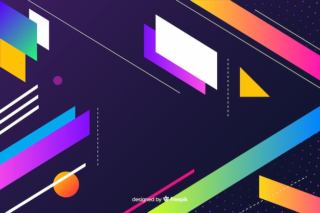 Artistic Geometric Shapes Background – Free Download