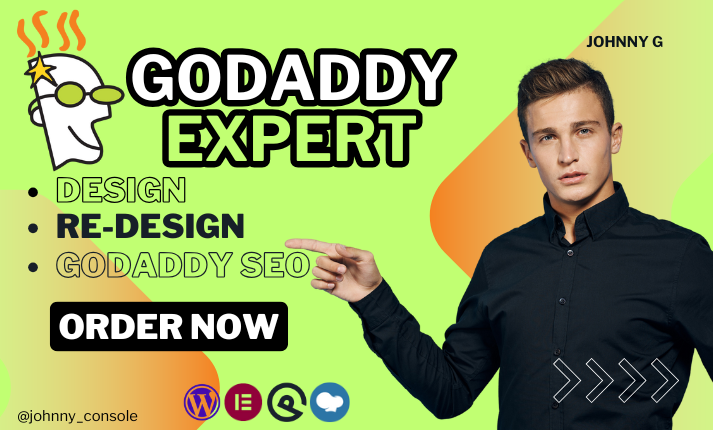 I Will Design a Professional GoDaddy Website for Business