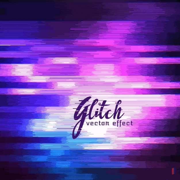 Purple Abstract Background with Glitch Effect – Free Download