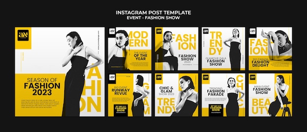 Instagram Posts for Fashion Events – Free Download