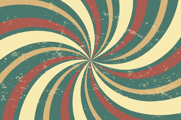 Retro Twirl Spiral Line Pattern Background Design – Free Download