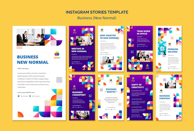 Instagram Stories Template for the New Business Normal – Free to Download