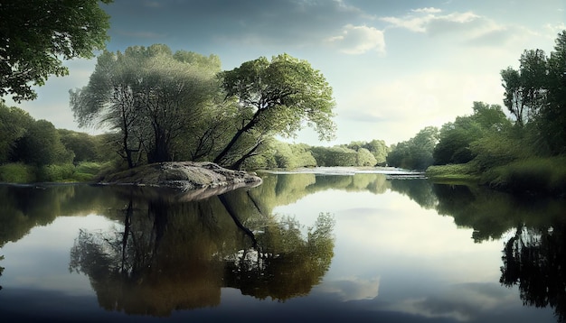 Tranquil Forest Water Reflection – Free Download, Free Stock Photo