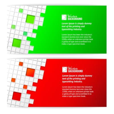 Square Card Vector Template – Free Download