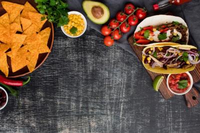 Top View of Tasty Mexican Food – Download Free Stock Photo