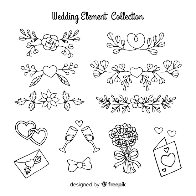 Wedding Element Collection – Free Download