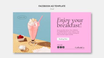 Delicious Food Restaurant Facebook Template – Free Download