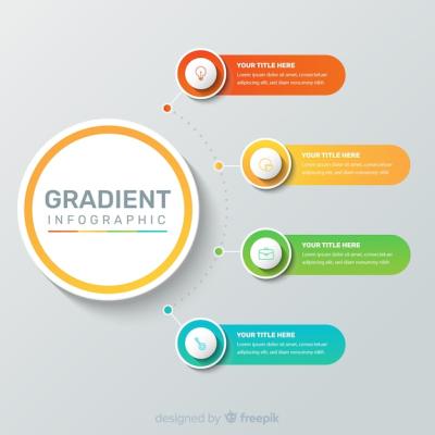 Gradient Infographic Template – Free Download