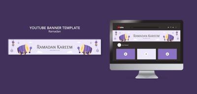 Ramadan Celebration YouTube Banner – Free Download