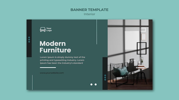 Furniture Concept Banner Template – Download Free Stock Photo