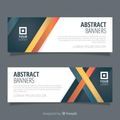 Modern Banners Featuring Abstract Shapes – Free Download, Free Stock Photo