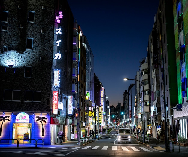 Japan Urban Landscape at Night â Free to Download