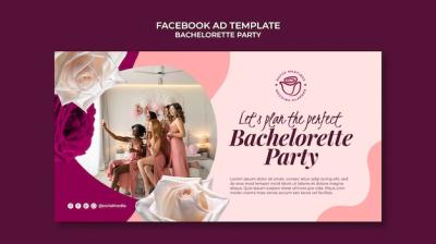 Bachelorette Party Facebook Ad Design – Free Stock Photo Download