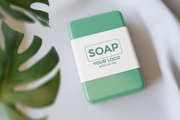 Soap Bar Mockup on White Background – Free Stock Photo for Download