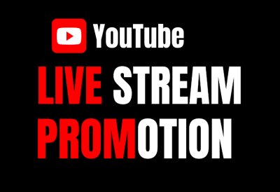 I Will Promote Your YouTube Stream – Live Stream Promotion