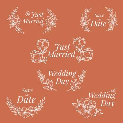 Wedding Ornaments Hand Drawn Design – Free Download