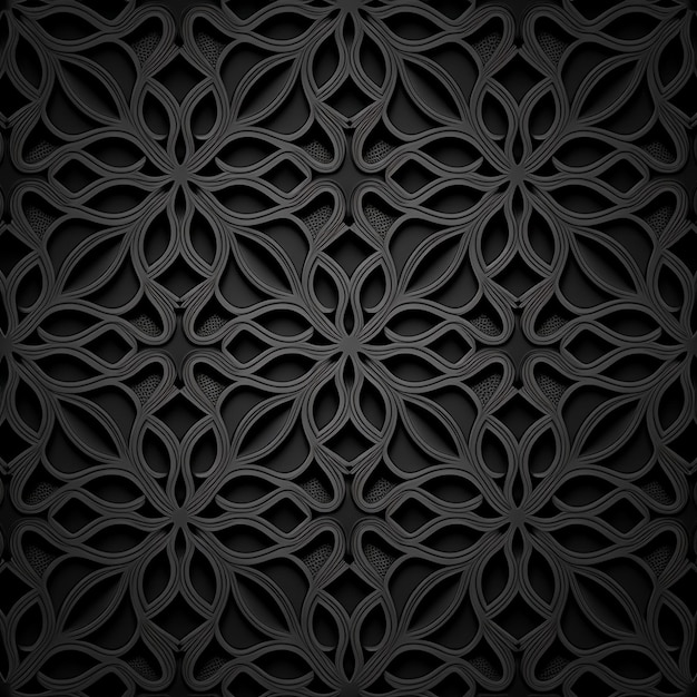 Seamless Black Pattern Texture – Free Download