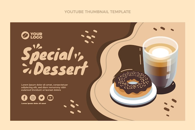 Special Dessert YouTube Thumbnail – Free Download, Free Stock Photo