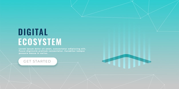 Data Processing Concept Banner Design – Free Download