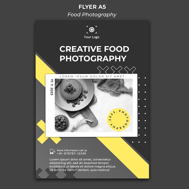 Poster Food Photography Ad Template – Free Download