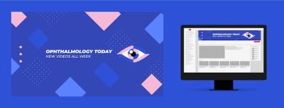 Minimal Flat Design Ophthalmologist YouTube Channel Art – Free Download