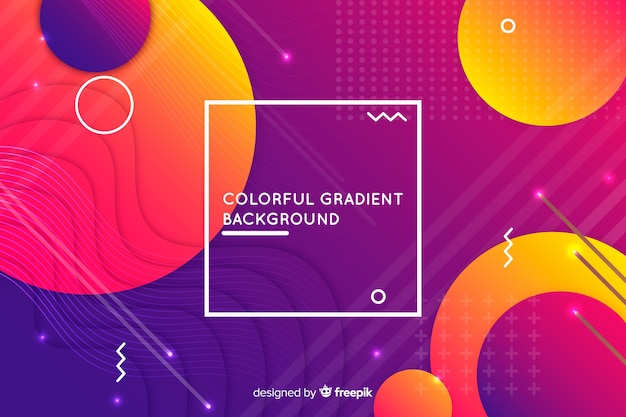 Gradient Shapes Background – Free Stock Photo for Download