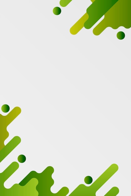 Green Fluid Background Frame Vector – Free Download