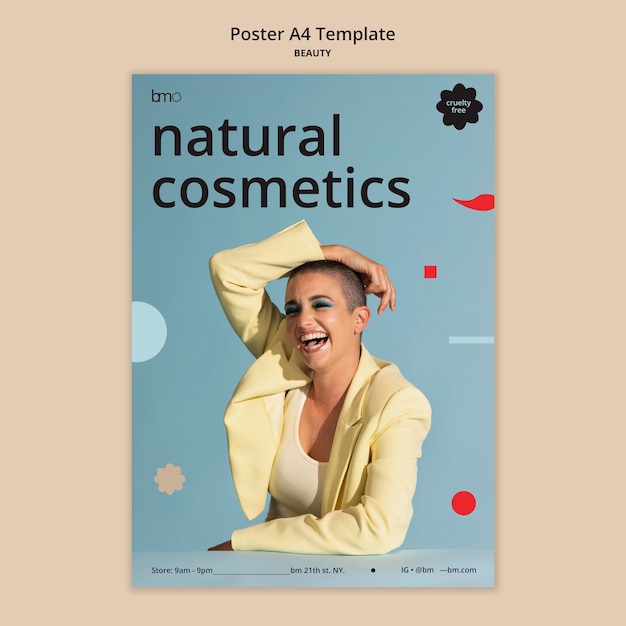 Beauty Poster Design Template – Free Download