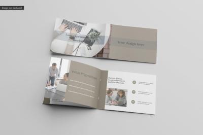 Landscape Brochure Mockup – Free Download