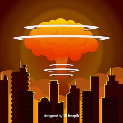 Flat Nuclear Bomb in a City – Free Download