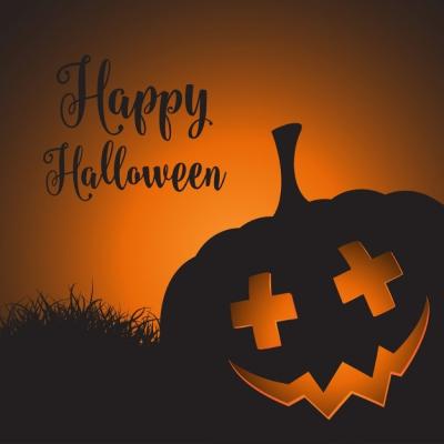 Spooky Pumpkin Halloween Background – Free Stock Photo for Download