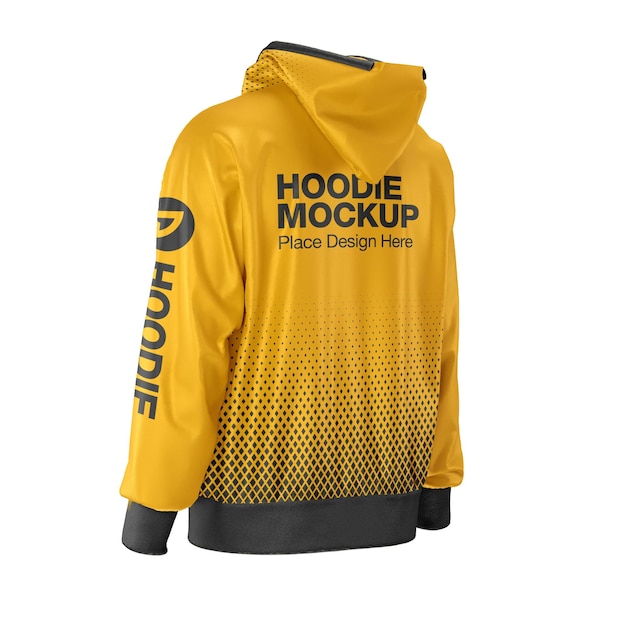 Back View of Hoodie Mockup – Free Stock Photo for Download