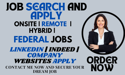 I Will Conduct a Federal Job Search, Manage Job Applications, and Apply for Onsite and Remote USAJOBS Opportunities