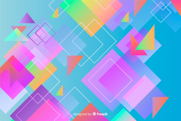 Abstract Geometric Shapes Background â Free Download