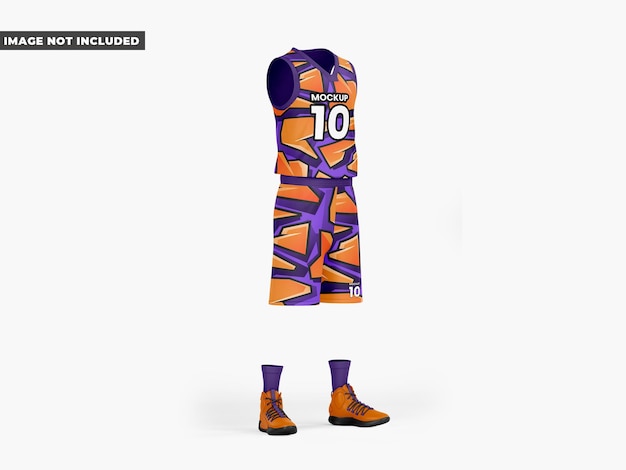 Basketball Uniform Mockup Half Side – Download Free Stock Photo