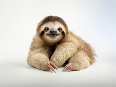 Sloth Isolated on White Background – Free Download Free Stock Photo