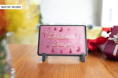 A Pink Christmas Design on a Phone Screen – Free Download