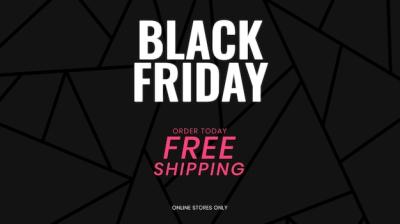 Black Friday Vector Text on Modern Mosaic Pattern Template – Free to Download