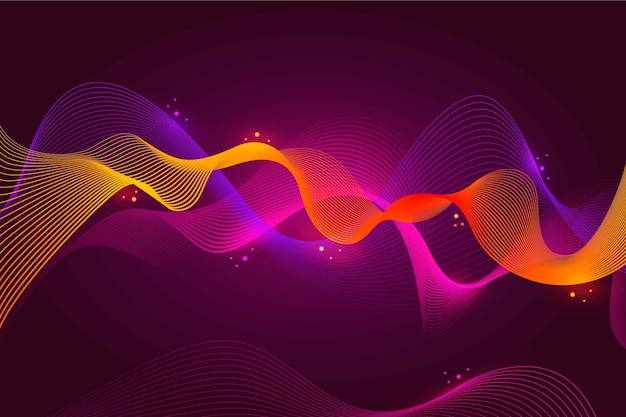 Colorful Equalizer Wave Background – Free Download