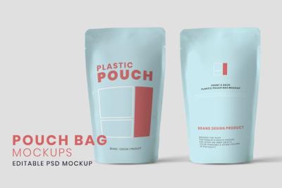 White Sachet Mockup Design Isolated – Free Download