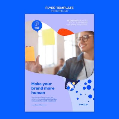 Engaging Storytelling Flyer Template with Photo – Free Download