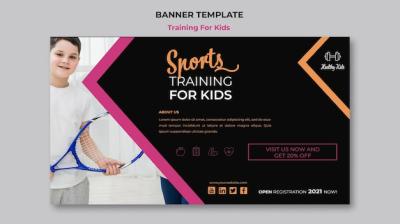 Training for Kids Banner – Download Free Stock Photo