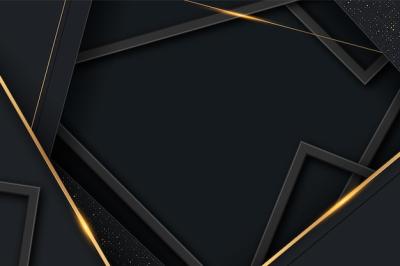 Gradient Black Background with Golden Textures – Free to Download