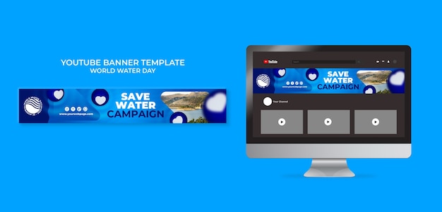 World Water Day YouTube Banner – Free Download