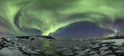 Unique Colored Panorama of the Sea in Lofoten, Norway – Free to Download