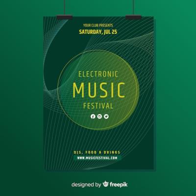 Music Poster Template – Free Download for Stunning Vector Designs