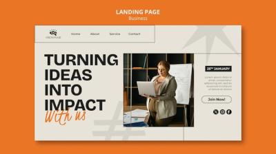 Professional Business Template Design – Free Download