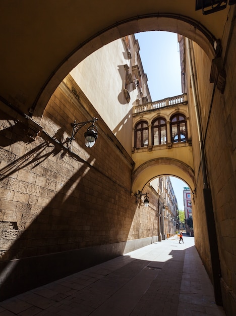 Picturesque Street in Barcelona – Free Download